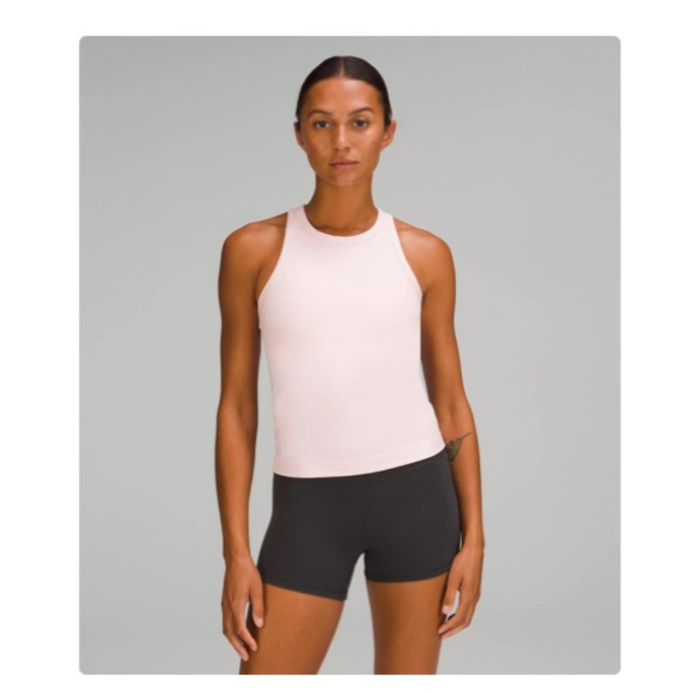 LULULEMON | WAIST LENGTH ALIGN RACERBACK TANK TOP STRAWBERRY MILKSHAKE | SZ 10